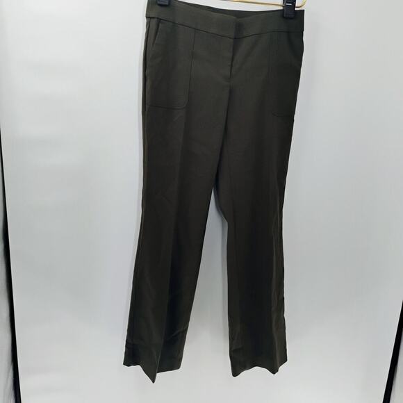NWT LOFT JULIE TROUSER GRAY PANTS SIZE 4 - Picture 2 of 16